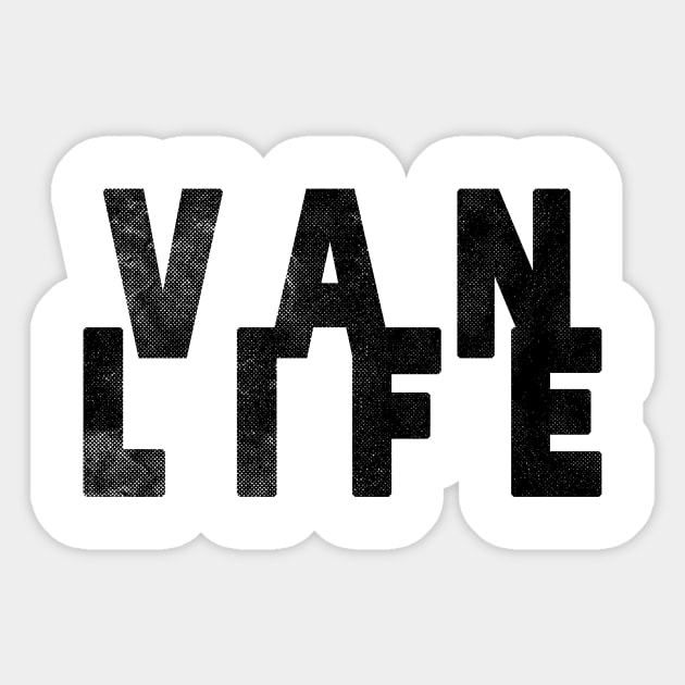 Van Life - Van Dweller Sticker by Tshirt Samurai